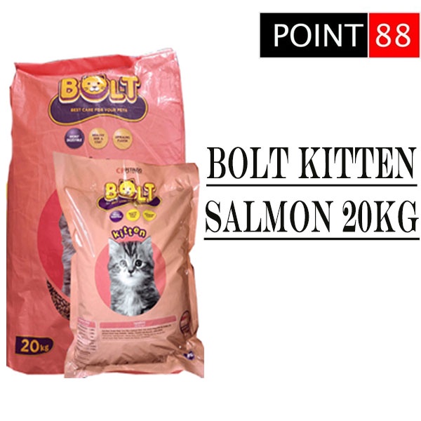 BOLT Ikan/Donut/Salmon/Kitten Salmon 20kg (Grab/Gosend)