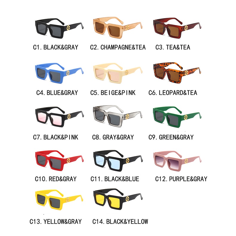 Kacamata Hitam Pelindung UV Bingkai Tebal Persegi Gaya Retro Eropa Amerika Untuk Pria Dan Wanita 2022