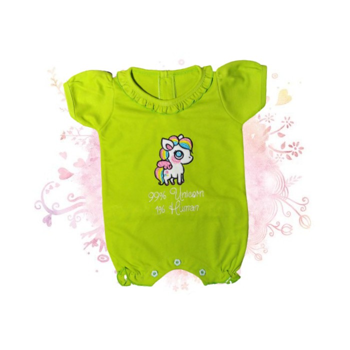 Baju Kodok Bayi karet Jumper Bayi Pendek