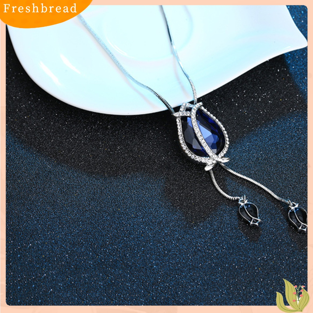 [TERLARIS]Fashion Women Long Dress Sweater Chain Tulip Pendant Ornament Necklace Jewelry