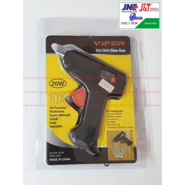 Glue Gun Pistol Lem Solder 20w Lem Tembak Lilin 20 w 110-220v KECIL