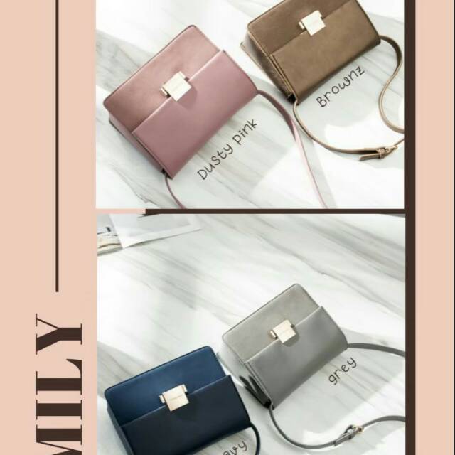 EMILY BAG JIMSHONEY | JIMSHONEY ORIGINAL | TAS SLEMPANG WANITA | TAS OOTD |TAS JIMSHONEY