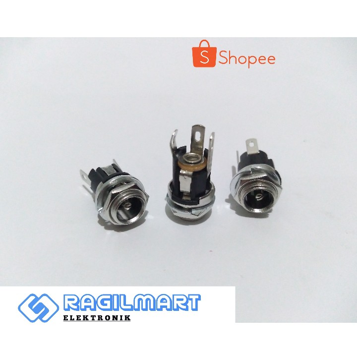 [ COD ]  Socket DC Drat Besi 5,5 mm - Soket DC