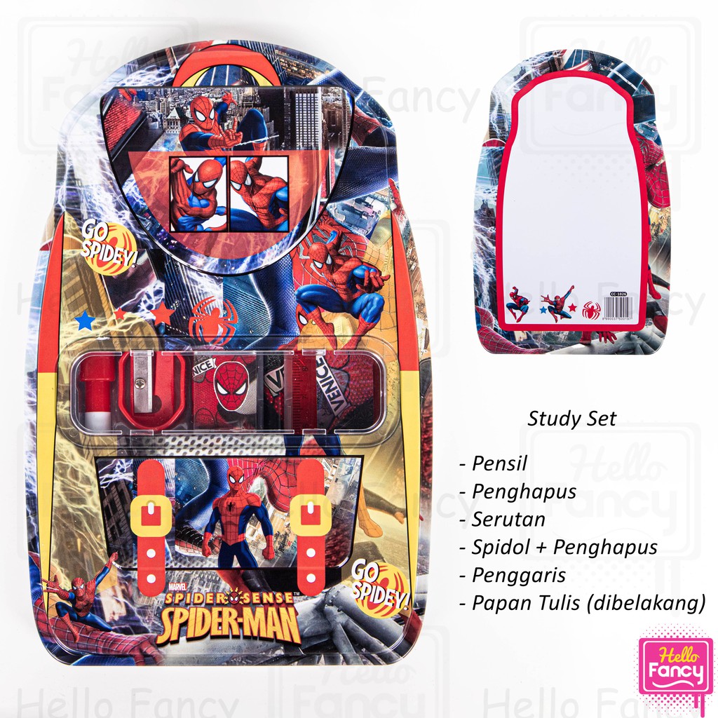 

Tempat Pensil Karakter Anak Set + Whiteboard / Study Set / Kotak Pensil CC-1026