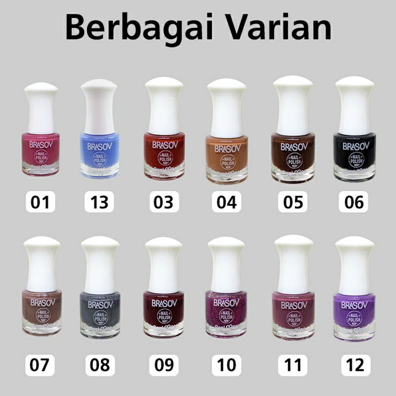 BRASOV Kutek Nail Polish Peel Off BPOM Kutex Muslimah