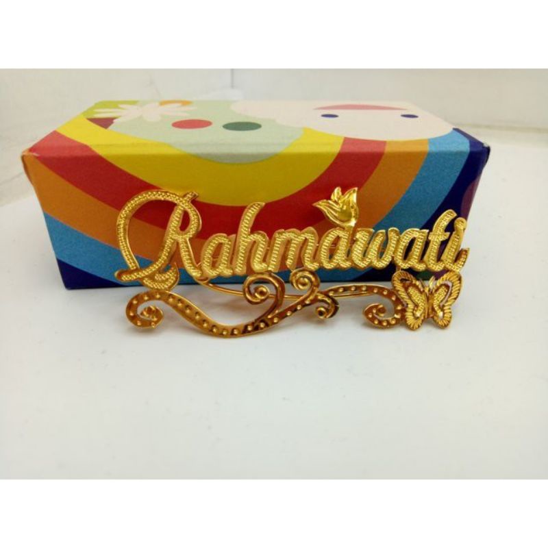 sp_do Bros Jilbab dagu kebaya hijab logo name tag  bros nama, tuspin, ring hijab bagus keren terbaru