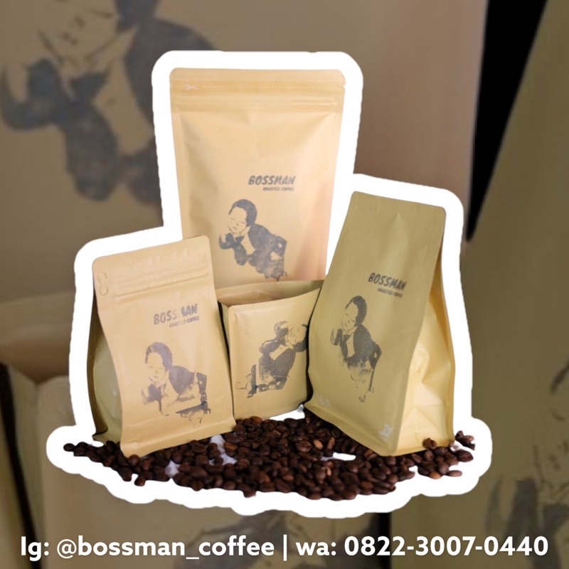 

Bossman Coffee| Kopi bubuk Wonosalam | Kopi Excelsa | Kopi Arabika | Kopi Robusta