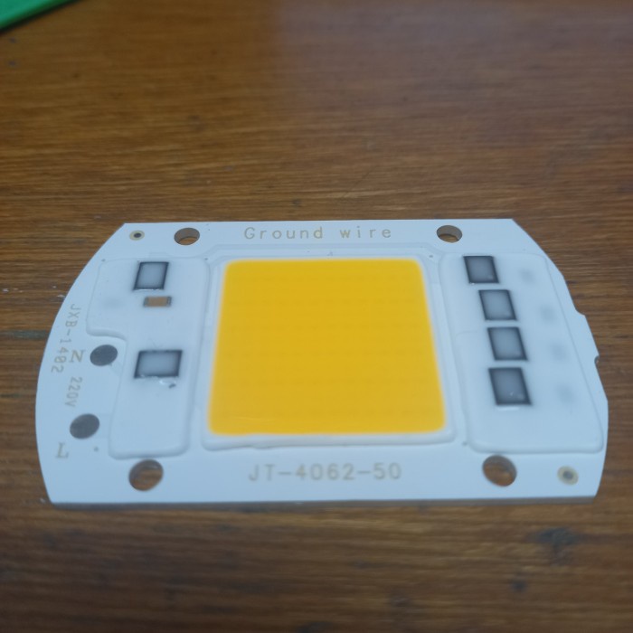 MODUL CHIP COB 50W 220V AC CHIP LAMPU LED COB 50W - Kuning
