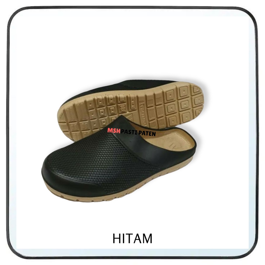 Sepatu sandal slip on karet pria merk YUMEIDA DT 9011 ukuran 39-43 Sandal kokop pria Sepatu boots