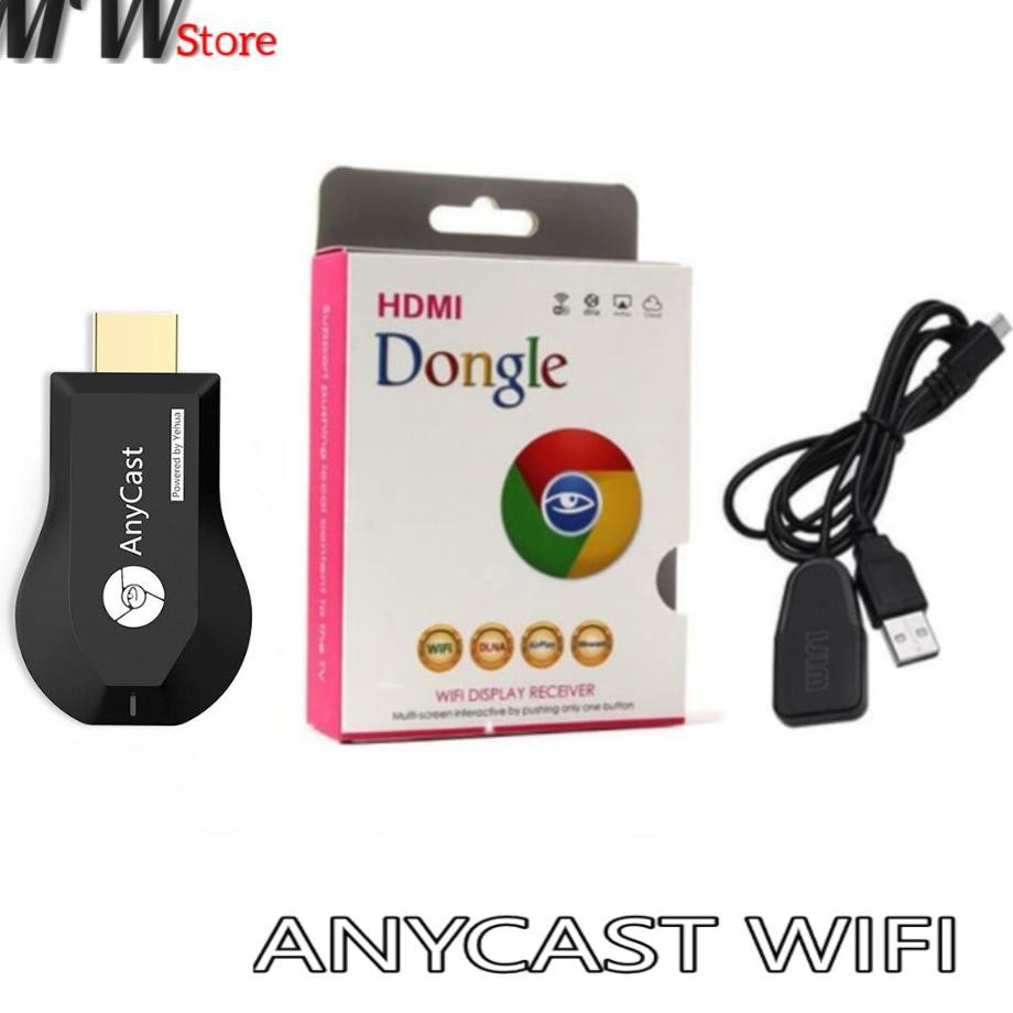 →kw Dongle HDMI / Anycast Wifi / Wireless Konektor HP ke TV / Kabel Penyambung Hdmi HP ke TV Penghub