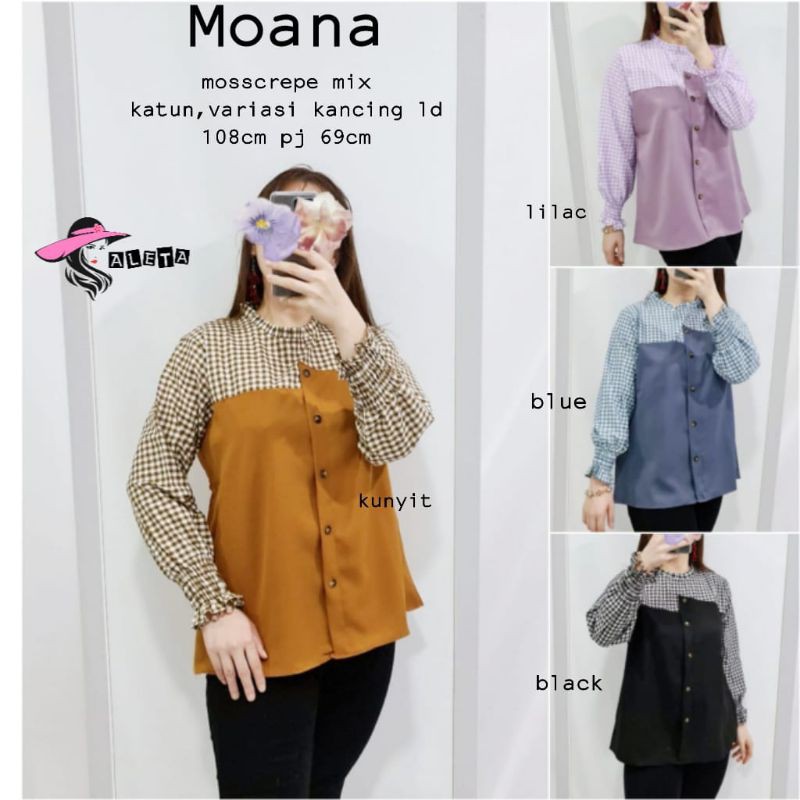 Blouse Wanita Kekinian Moana Series