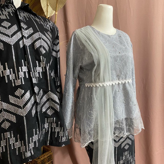 Maura Couple - Sania Ruffle Batik Couple Ori Ndoro Jowi Dnt Garansi Termurah Shopee - Couple Karina