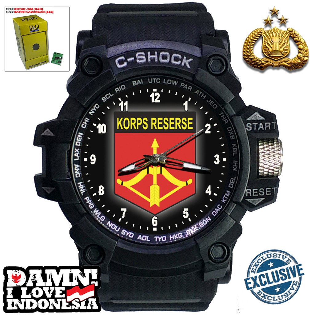 (EXCLUSIVE) JAM TANGAN KORPS RESERSE