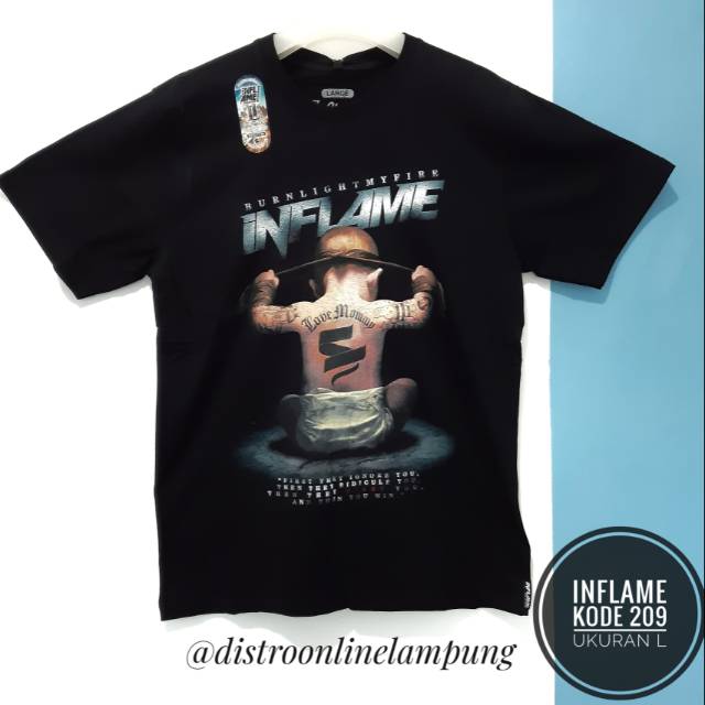 INFLAME || distro lampung||kaos cowok||distro||kaos distro||kaos pria||kaos katun||kaos simpel