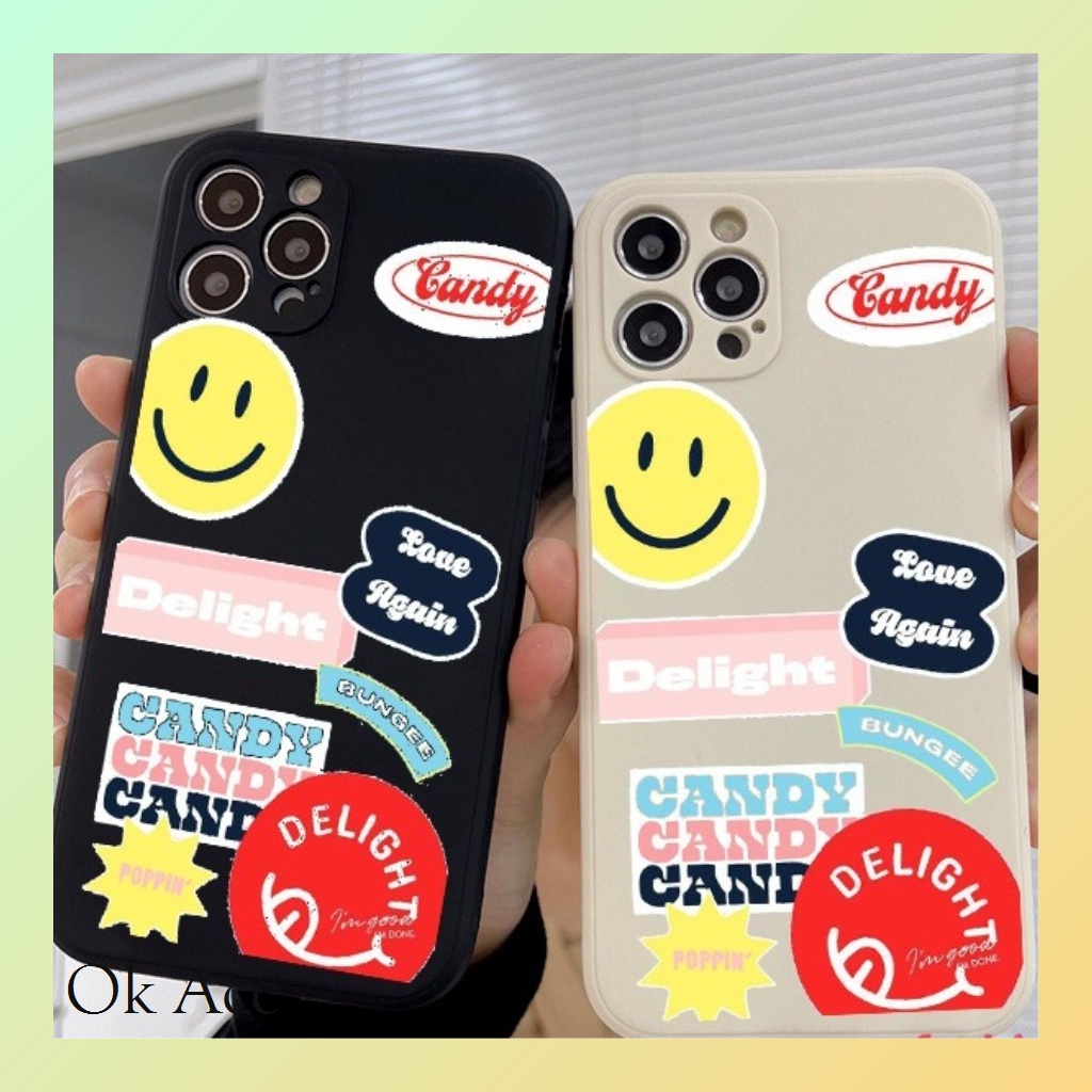 Case Smile Rainbow BB12 for Oppo A1k A11k A12 A15 A15s A16 A16e A16k A17 A17k A17e A31 A33 A3s A35 A36 A37 Neo 9 A39 A5 A52 A53 A54 A57 A59 A5s A7 A71 A72 A74 A76 A77 A77s A78 A83 A9 A92 A94 A95 A96 F1 F11 Pro F17 F19 F5 F7 F9 Reno 3 4 4F 5 5F 5Z 6 7 7Z 8