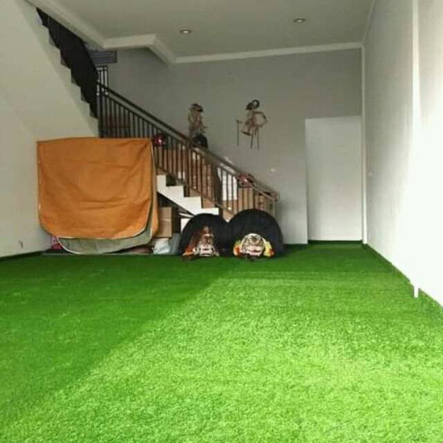 Rumput Sintetis Type Swiss Full Green Ukuran 1 Meter - Rumput sintetis indoor - Rumput sintetis outd