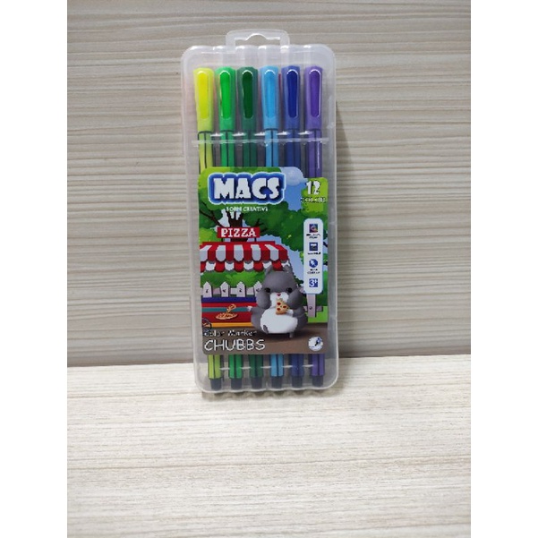 

Color marker /spidol macs isi 12warna