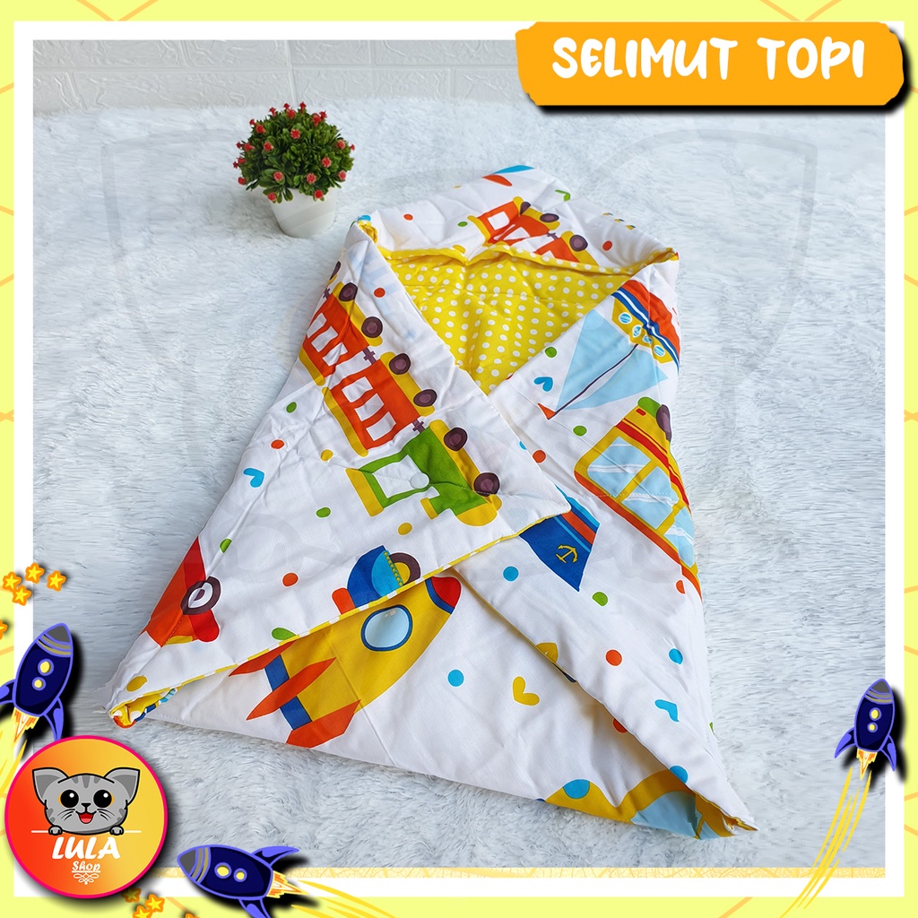 Selimut bayi / selimut topi bayi / selimut bayi karakter / selimut bayi lembut