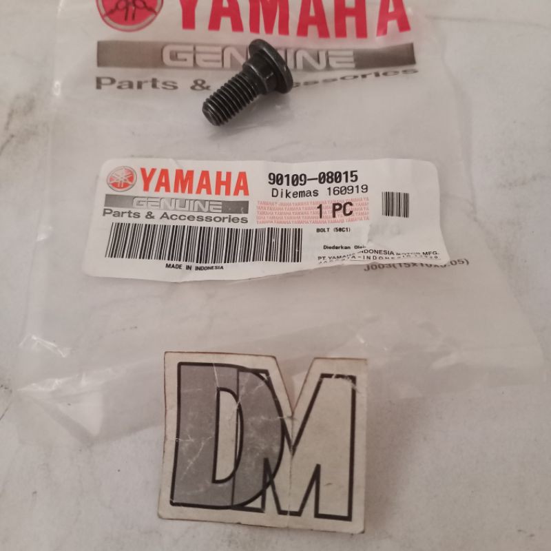 baut screw piringan cakram belakang Jupiter mx new 90109-08015 asli original Yamaha