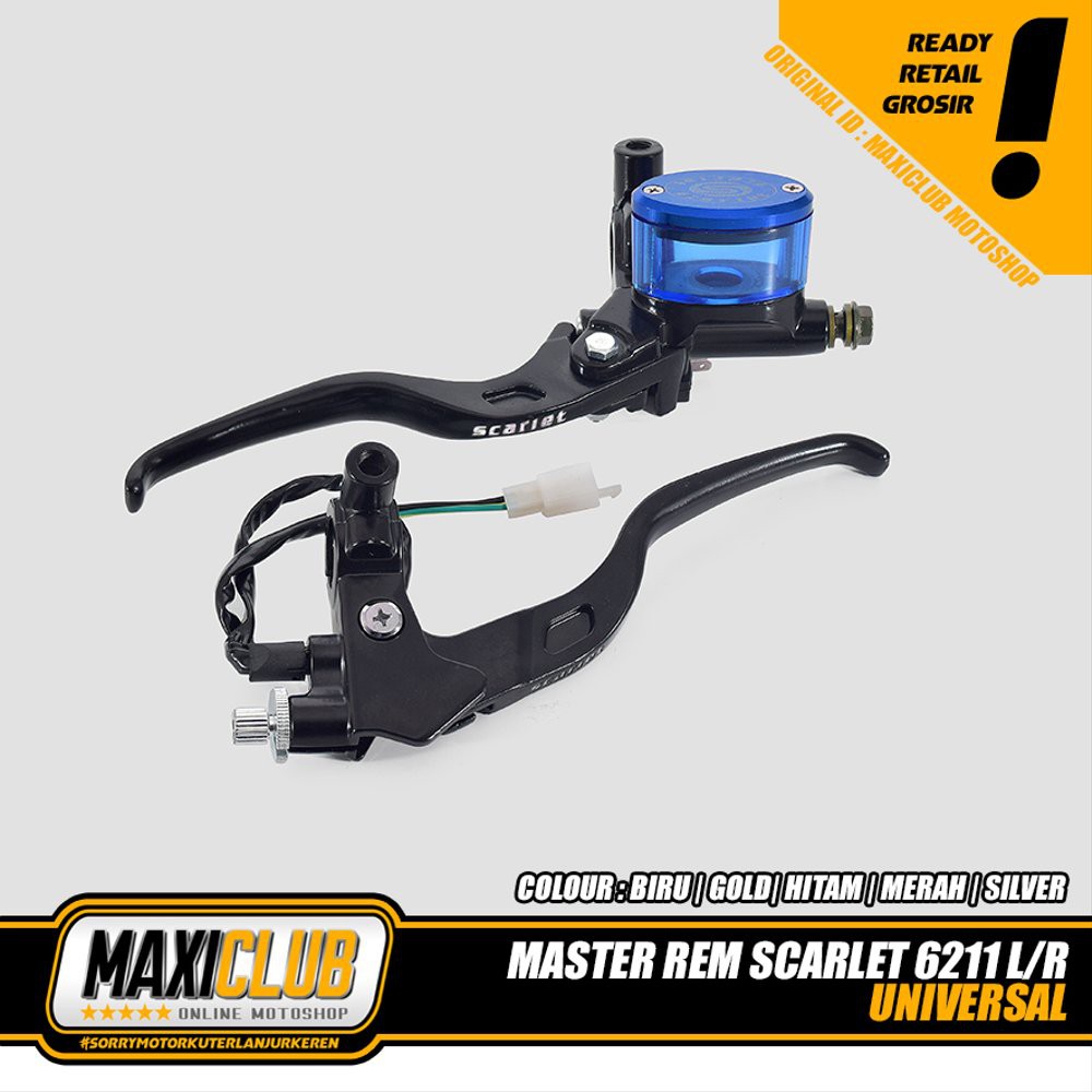 Variasi Nmax Aerox Xmax Master rem Scarlet Kanan Kiri Full Cnc Oval Universal