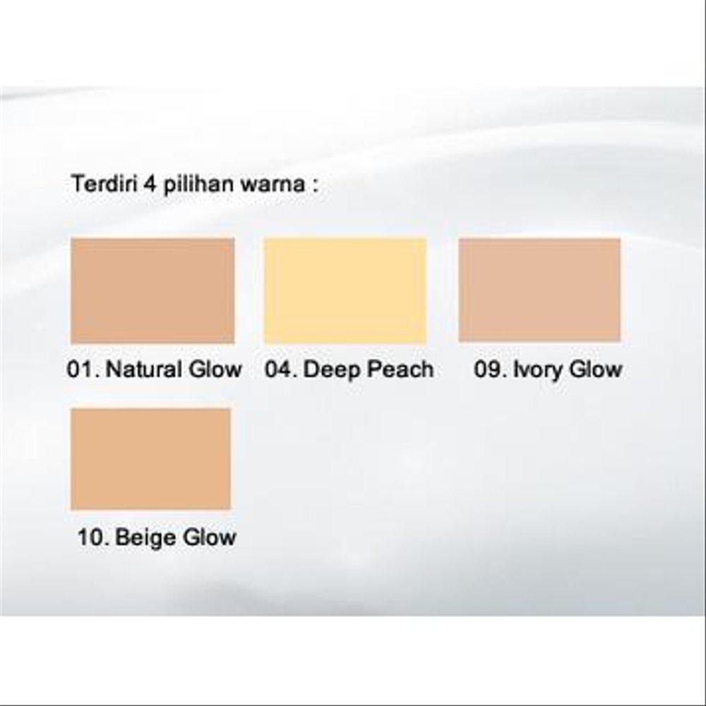 Inez Compact Powder 09 Ivory Glow Bedak PadatMakeup Wajah