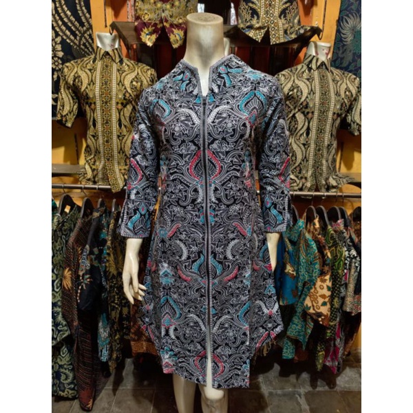 Terlaris SERUT GENES JELITA TUNIC NAVBOR YELBOR WHITBOR CREAMBOR TUNIK BATIK MODERN HRB030 DOLBI DOB