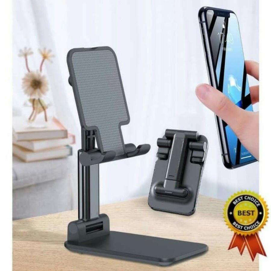 Folding desktop / dudukan Handphone / phone stand holder L-305 New