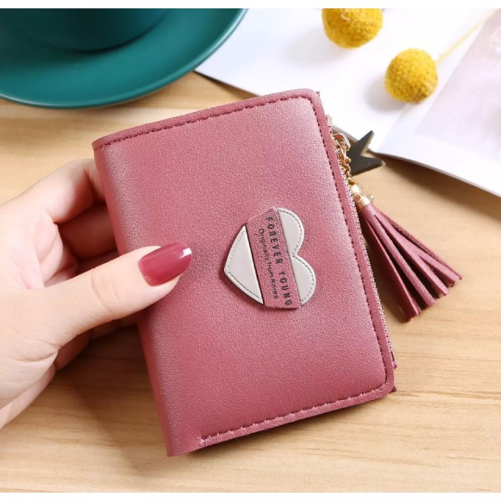 (COD) DOMPET LIPAT DOMPET WANITA KOREAN FASHION WALLET MALLSHOPPING