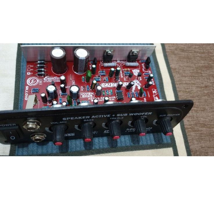 Bagus Dipakai.. Kit Speaker Aktif  Mono XBR Subwofer+mic