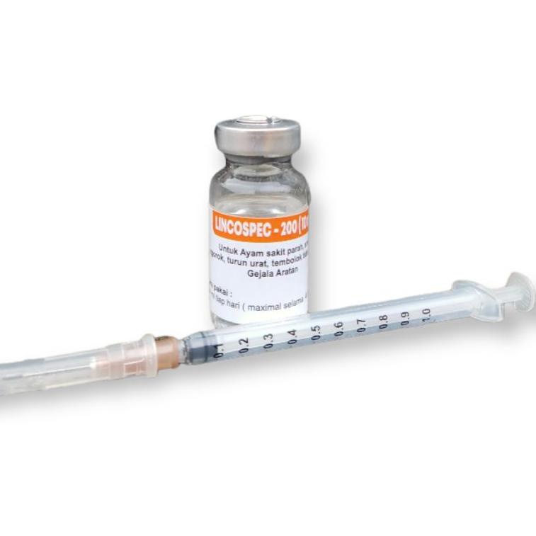 Kualitas Premium.. Lincospec 200 ( 10 ml )+ spuit 1 ml - lebih bagus dari medoxy L dan medoxy LA IRY