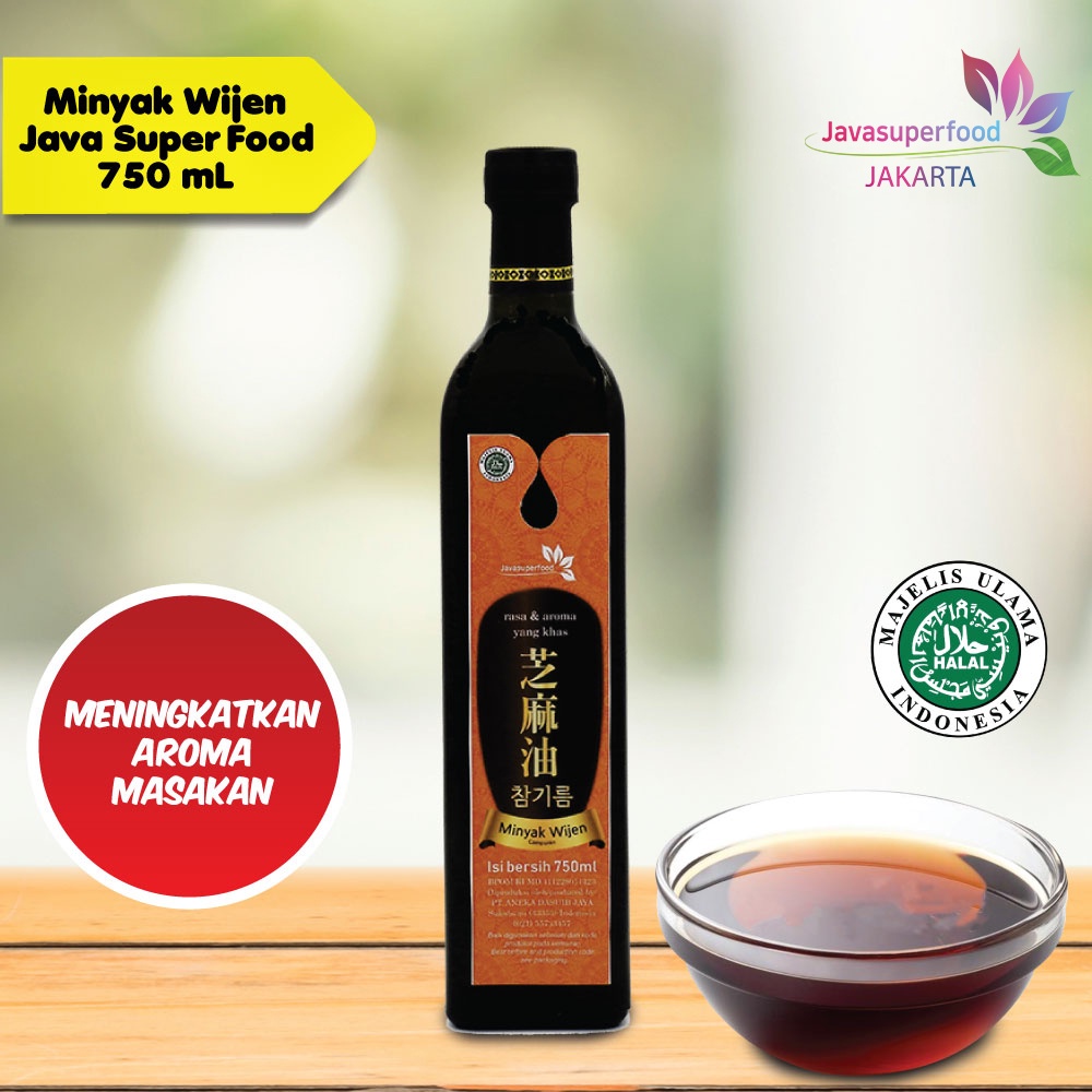 MINYAK WIJEN JAVA SUPER FOOD 750 ML/ SESAME OIL JAPAN