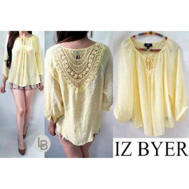 Iz Byer Yellow Blouse