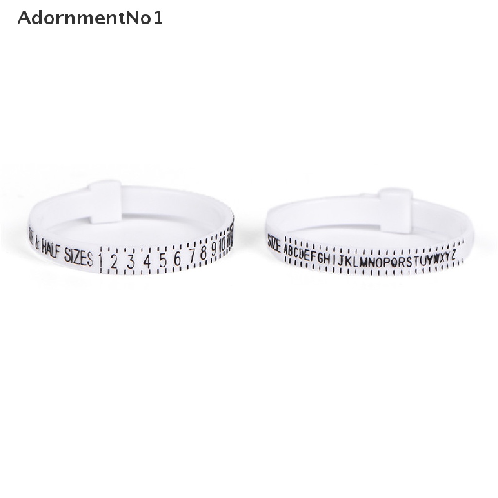 (AdornmentNo1) Alat Pengukur Jari UK / US Untuk Cincin Pernikahan / Pertunangan