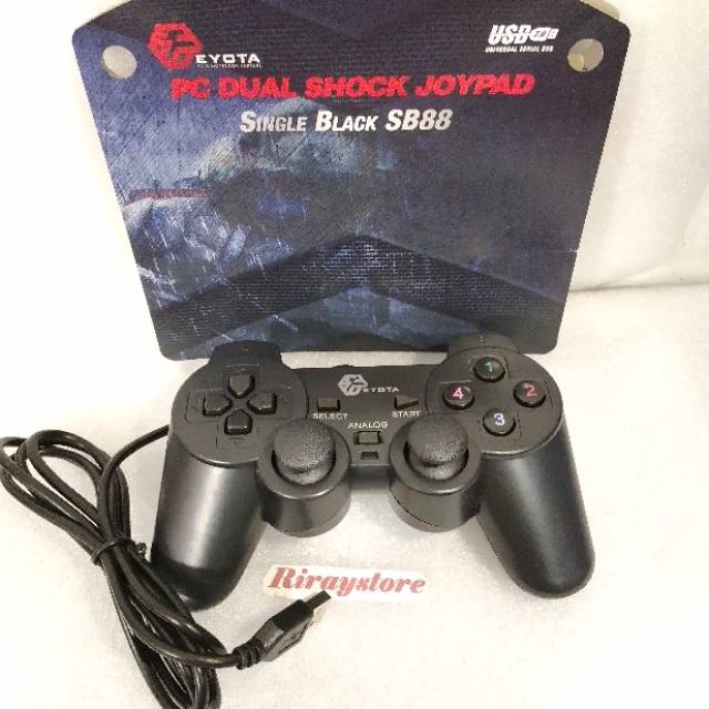 Gamepad Joystik Stik PS 2 ps3 Single Getar For PC - Stik Eyota