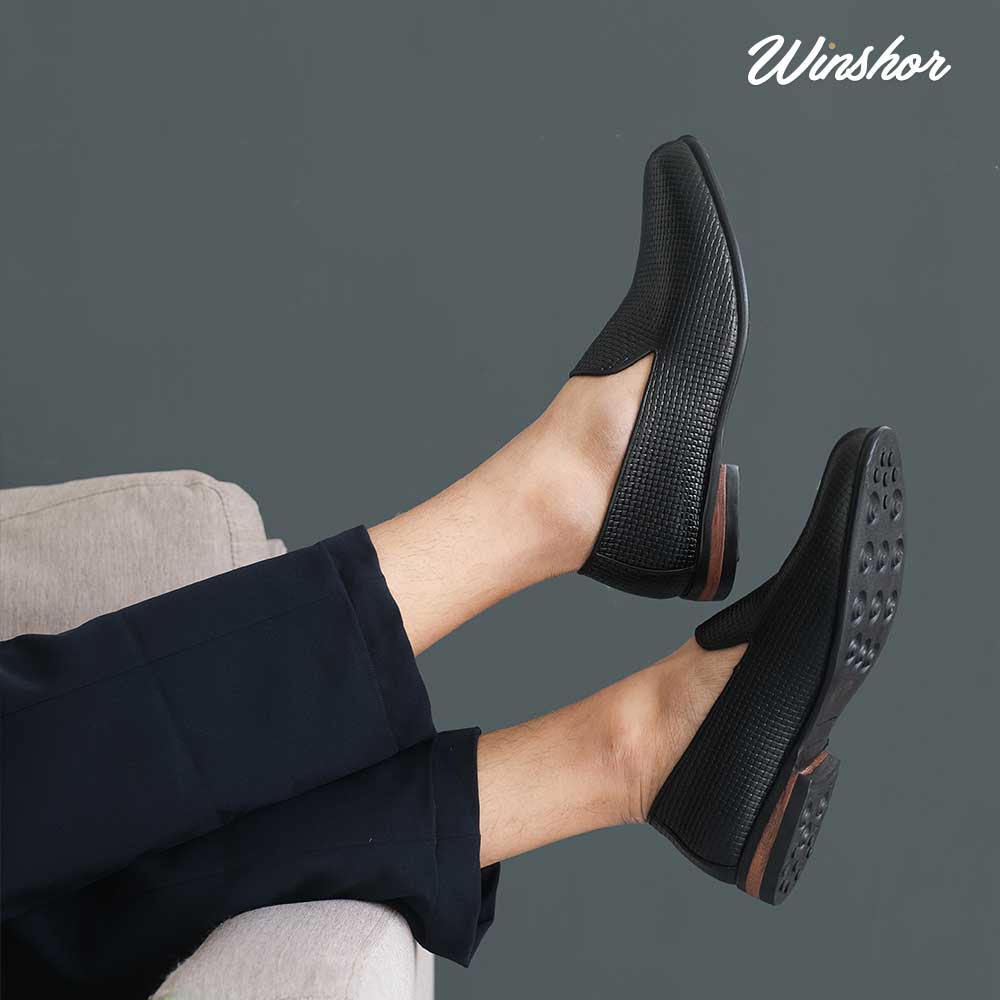 Martinez - Loafer Slip on - Winshor - Black