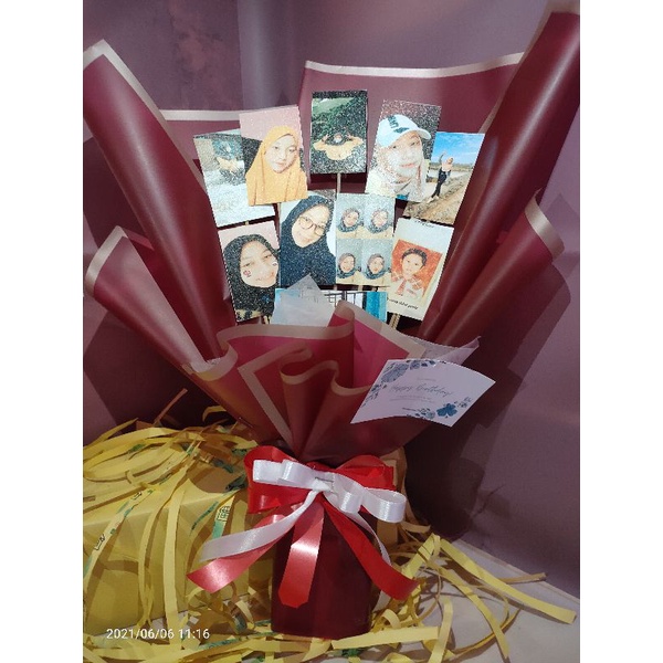 BUKET FOTO POLAROID/ Buket Foto/ Buket bunga