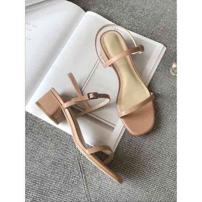 High Heels Sepatu Hak Wanita Import LV SP050 Murah
