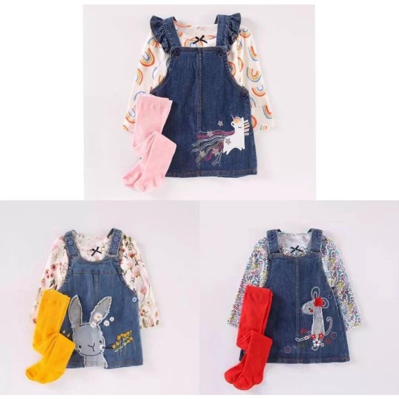 OVERALL JEANS LEGING 3IN1 CATEL LOVE (BRP399)