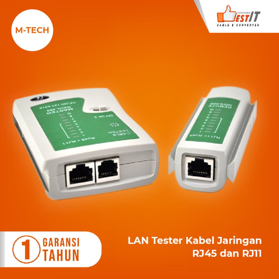 LAN Tester Kabel Jaringan RJ45 dan RJ11/ Alat Tes Kabel Jaringan