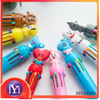 

RTD Pulpen Karakter 10 Warna Pena Karakter multiwarna