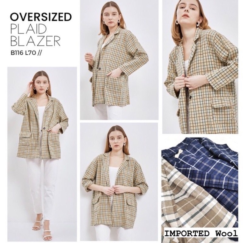 P&amp;B Oversize Blazer Import J3