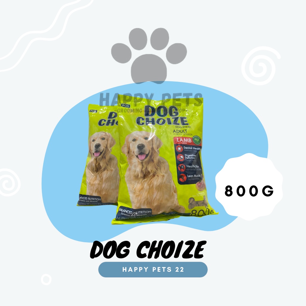 Dog Choize makanan anjing dewasa dan anak 800gr