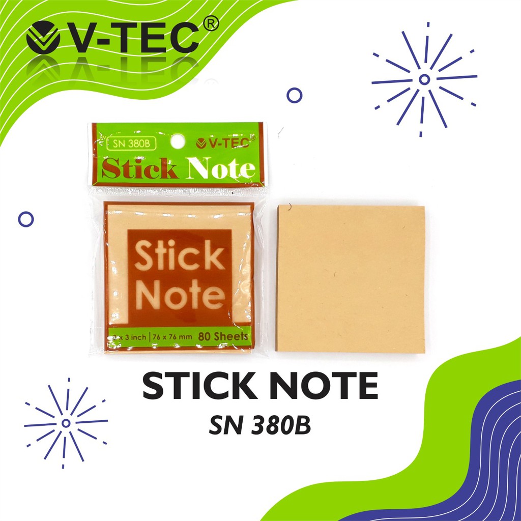 

V-TEC STICKY NOTES SN 380B