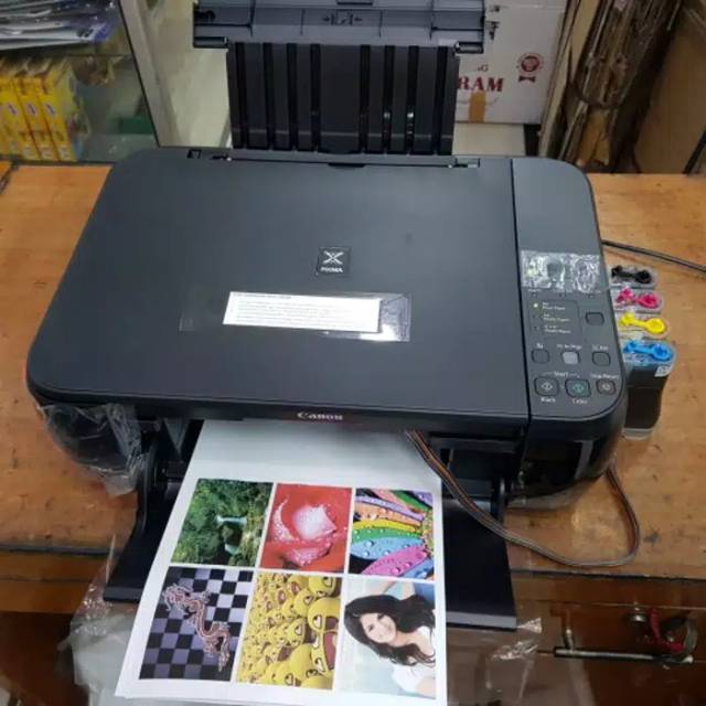 PRINTER CANON MP287 + INFUS BARU SIAP PAKAI BEKAS DAN ADA KOTAK LENGKAP
