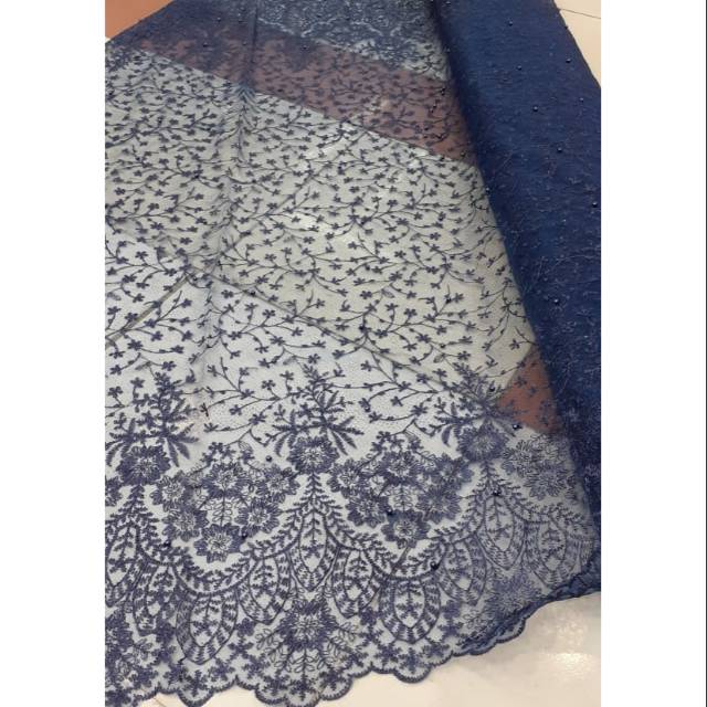 Kain Tile Lace Spider Pinggiran