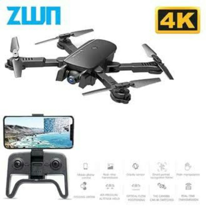 drone mini zwn 4k seken berkualitas