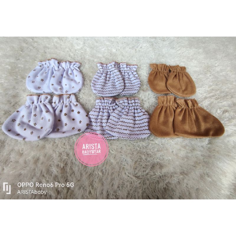 ARSELbaby - 3pasang Sartaki bayi (sarung tangan+kaki)