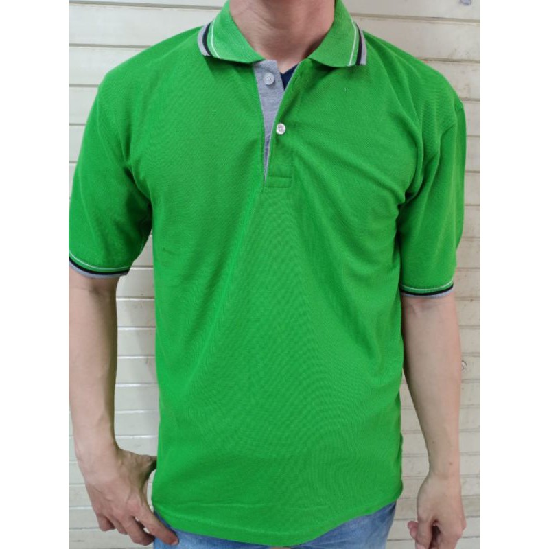  Kaos  Wangki  Polo  Shirt Kerah lis Lengan Pendek Shopee 