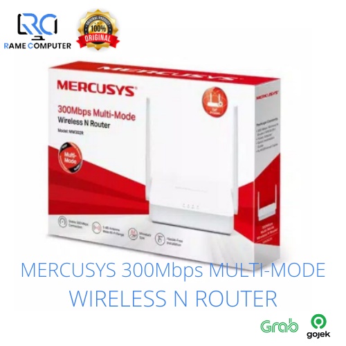 Wireless N Router Mercusys MW302R 300Mbps Multi Mode