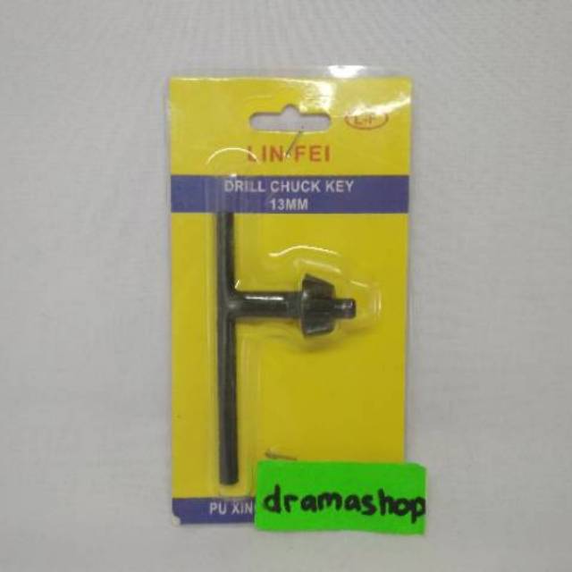 Chuck Key Alat Pembuka Mata Bor 13mm